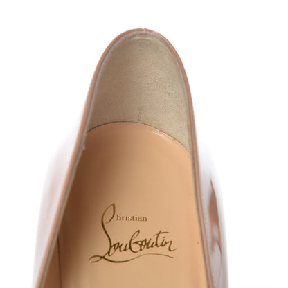 Christian Louboutin Patent Pigalle 85 Pumps 38.5 Nude 13 of 15