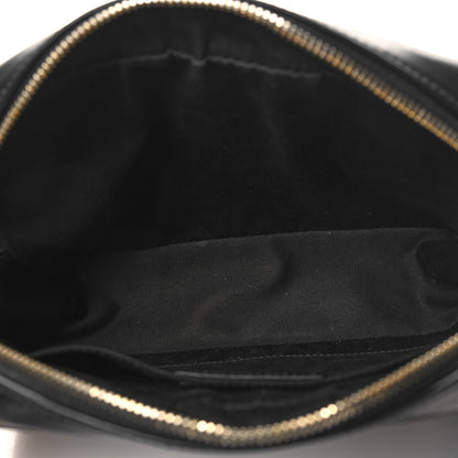 Saint Laurent Calfskin Matelasse Monogram Lou Camera Bag Black 5 of 11
