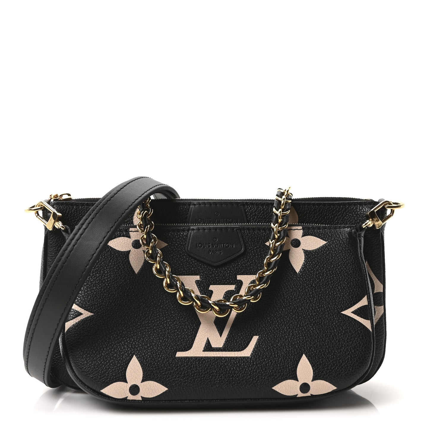 Empreinte Monogram Giant Multi Pochette Accessories Black Beige