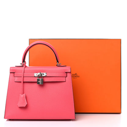 Hermes Chevre Kelly Sellier 25 Rose Lipstick 10 of 10