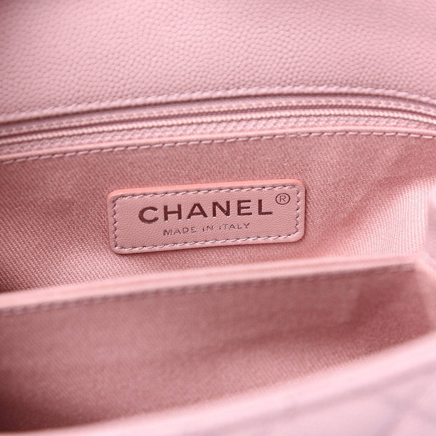 Caviar Quilted Mini Coco Handle Flap Pink