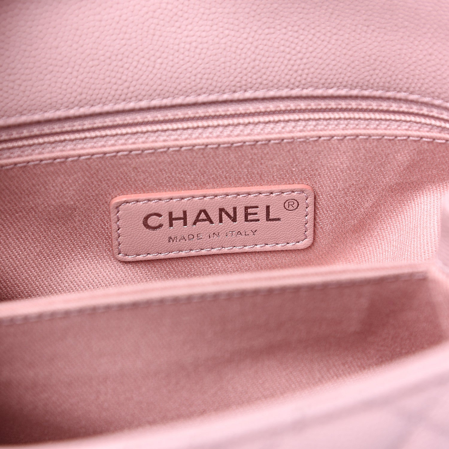 Chanel Caviar Quilted Mini Coco Handle Flap Pink 5 of 10