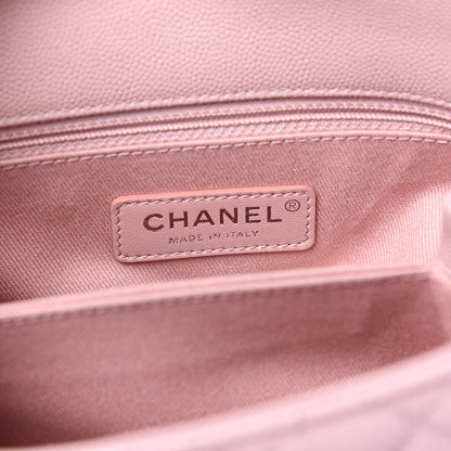 Chanel Caviar Quilted Mini Coco Handle Flap Pink 5 of 10