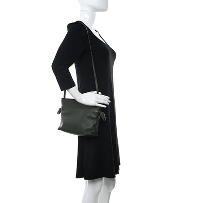 Loewe Calfskin Mini Flamenco Knot Bag Khaki 2 of 9