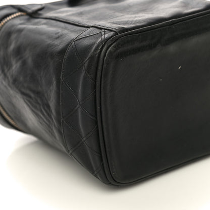 Chanel Lambskin Vanity Cosmetic Case Black 11 of 20