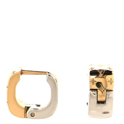 Louis Vuitton Nanogram Earrings Gold 1 of 4