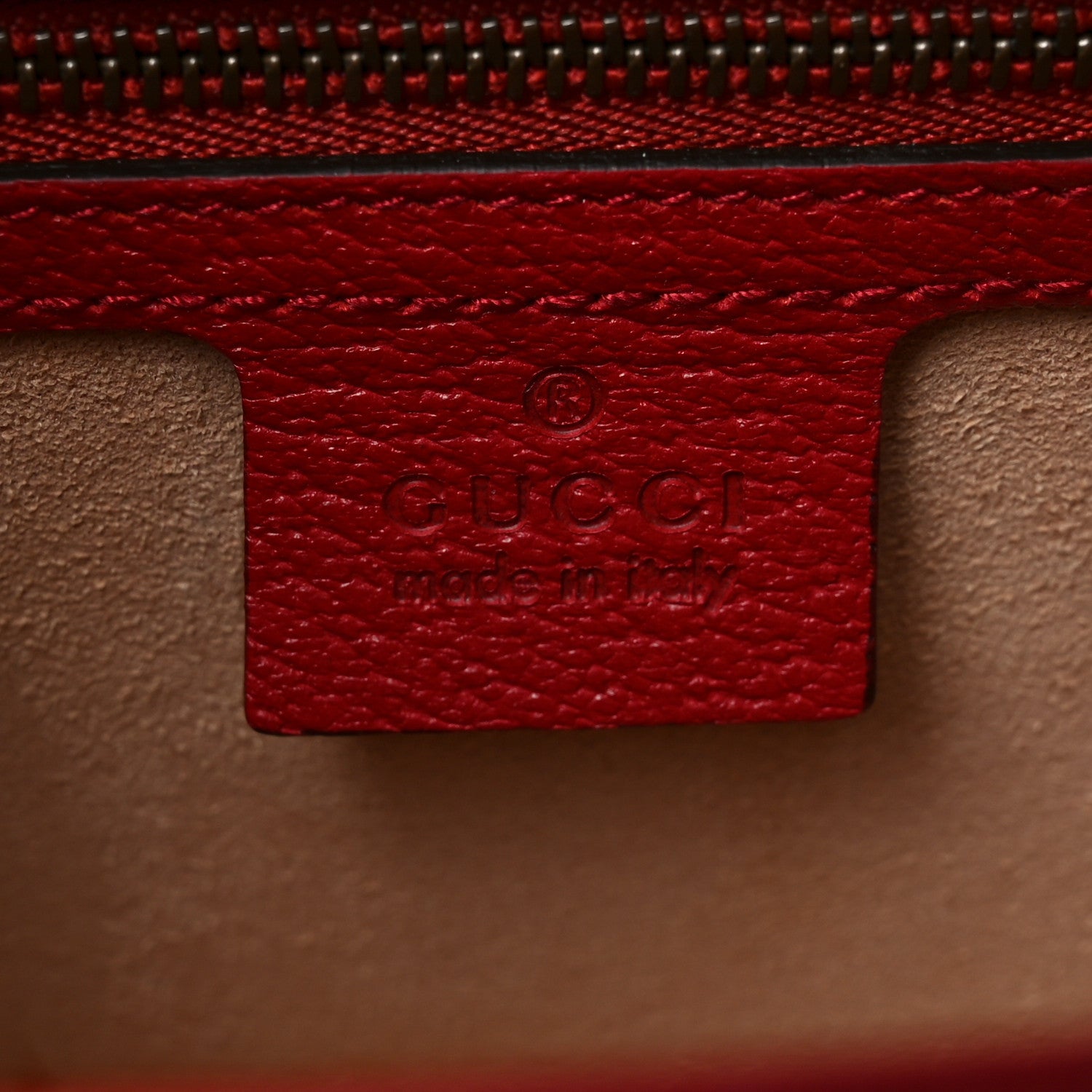 Gucci GG Supreme Monogram Small Queen Margaret Top Handle Bag Red 6 of 10