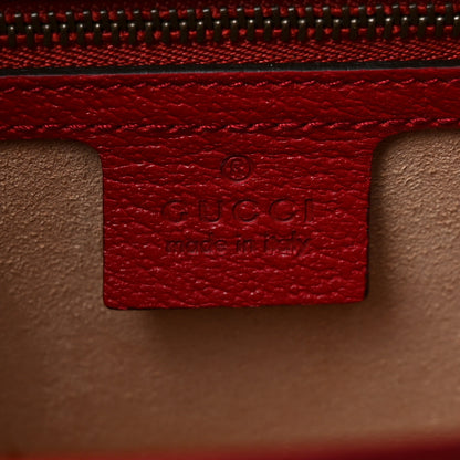 Gucci GG Supreme Monogram Small Queen Margaret Top Handle Bag Red 6 of 10