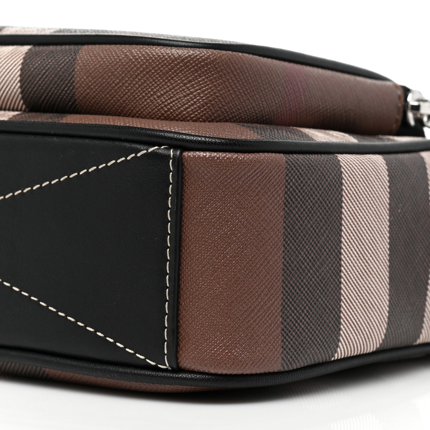 Canvas Check Paddy Messenger Birch Brown