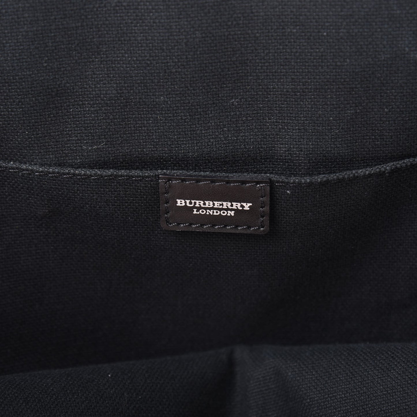Canvas House Check Backpack Black
