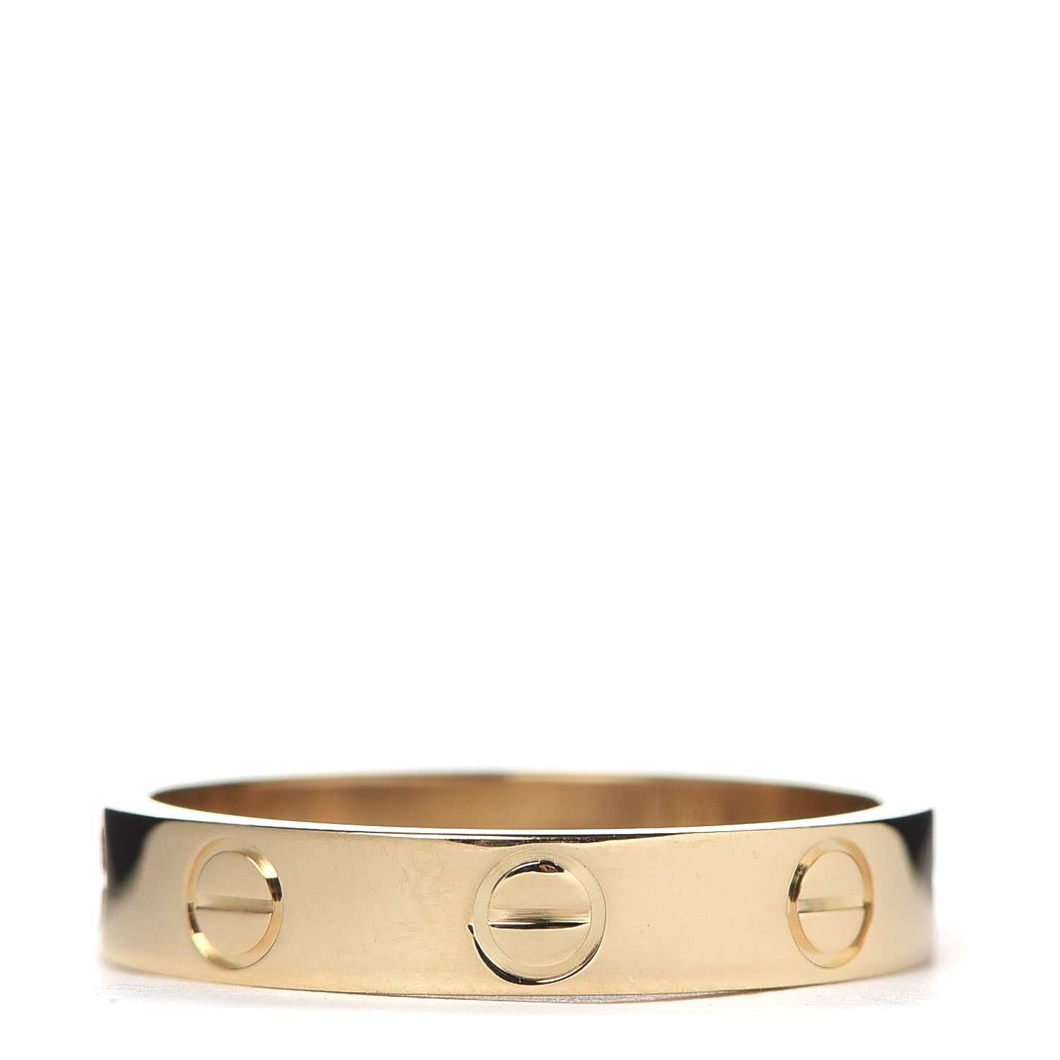 Cartier 18K Yellow Gold 3.5mm LOVE Wedding Band Ring 52 6 3 of 5