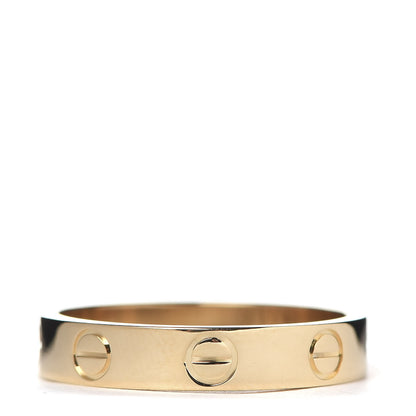 Cartier 18K Yellow Gold 3.5mm LOVE Wedding Band Ring 52 6 3 of 5