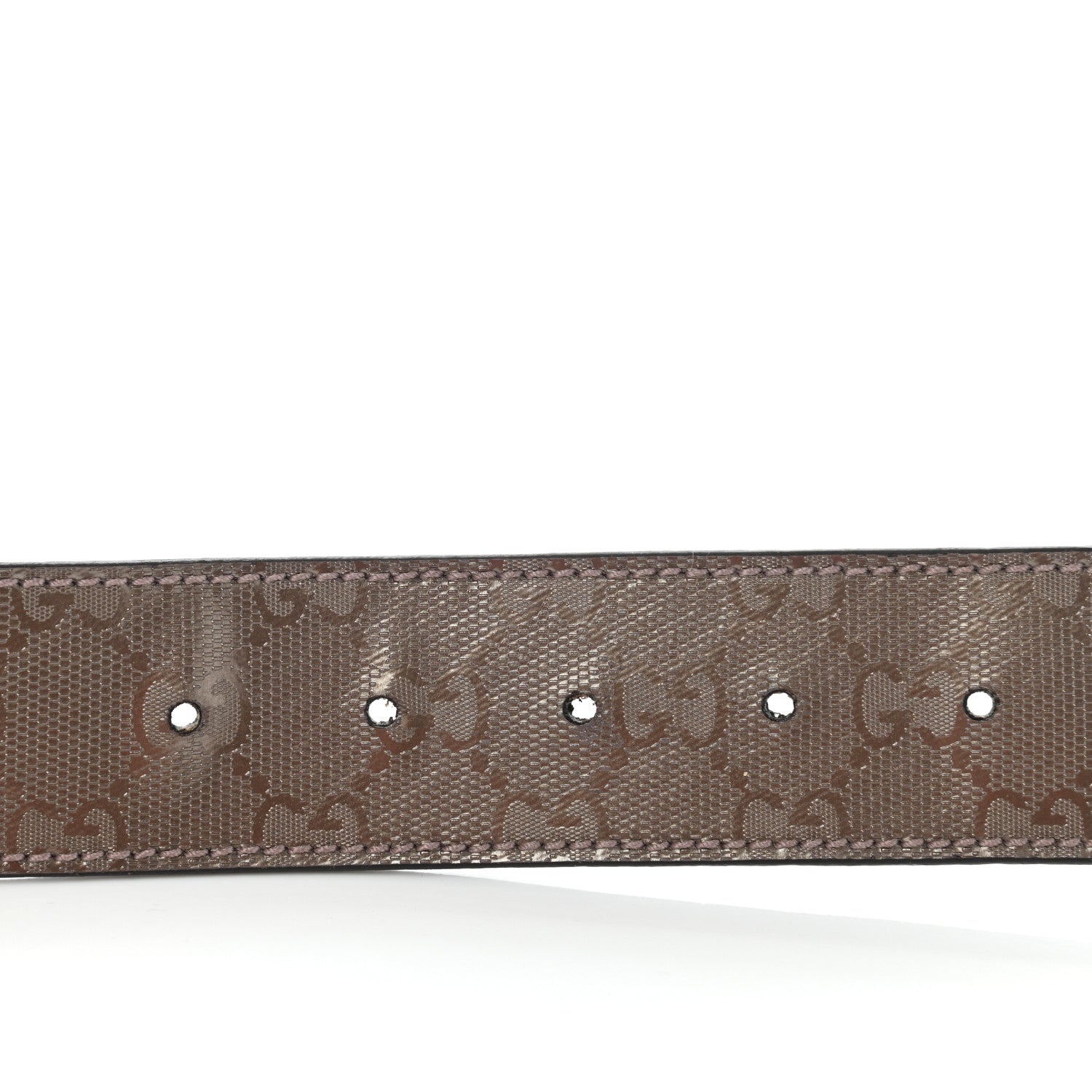 Gucci Imprime Monogram Interlocking G Belt 84 34 Mauve 7 of 8