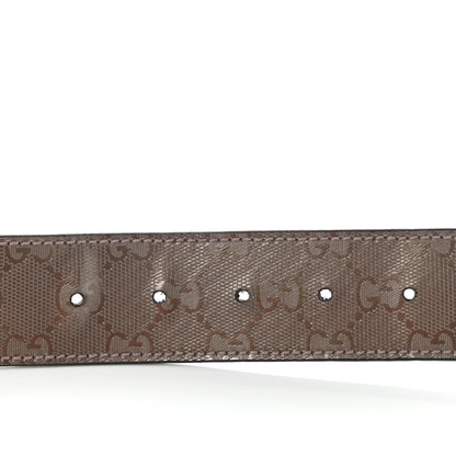 Gucci Imprime Monogram Interlocking G Belt 84 34 Mauve 7 of 8