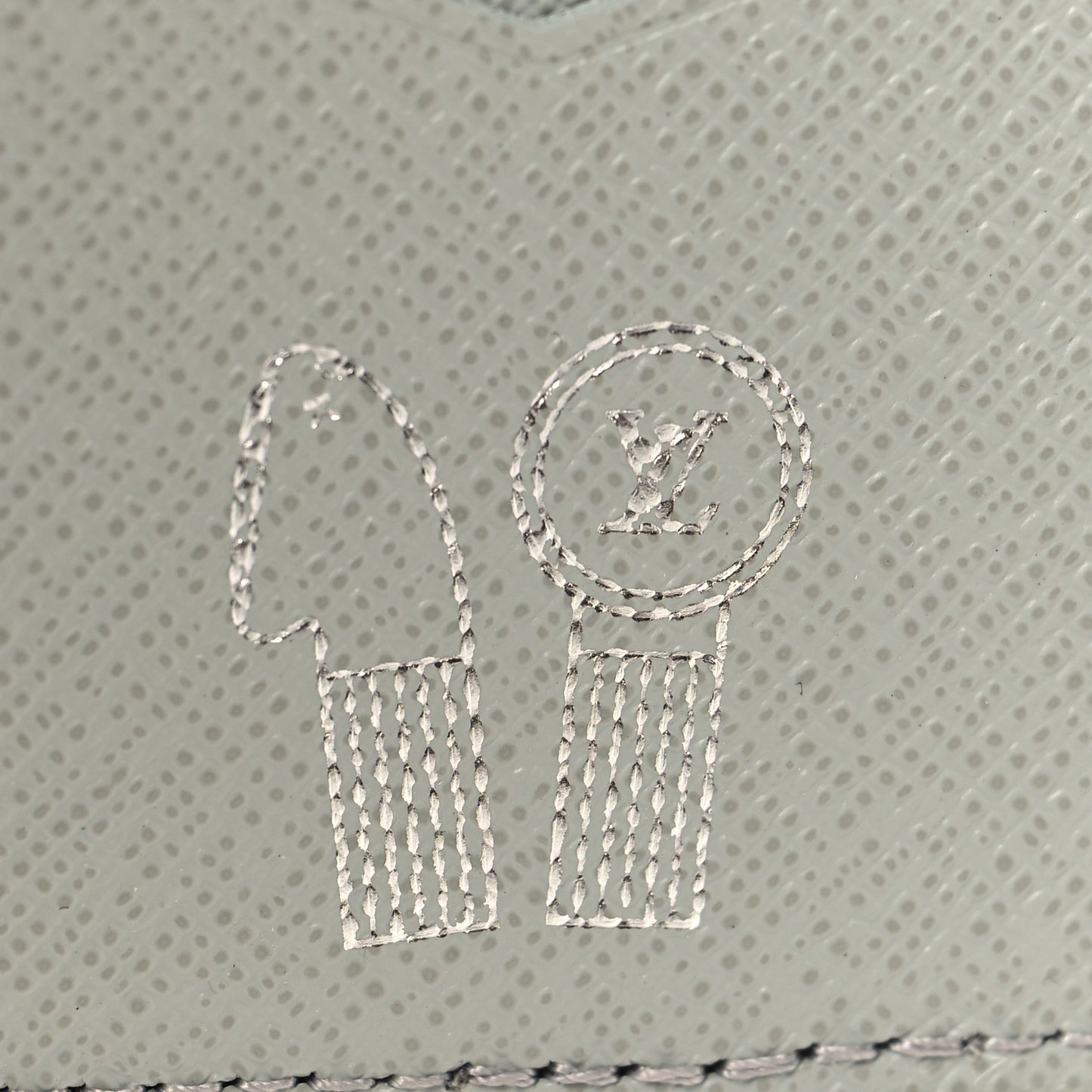 Monogram Pocket Organizer Gradient Grey