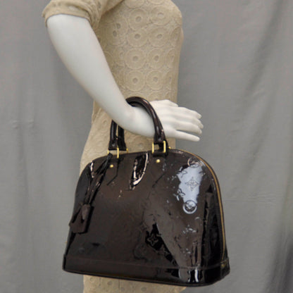 Louis Vuitton Vernis Alma PM Amarante 2 of 6
