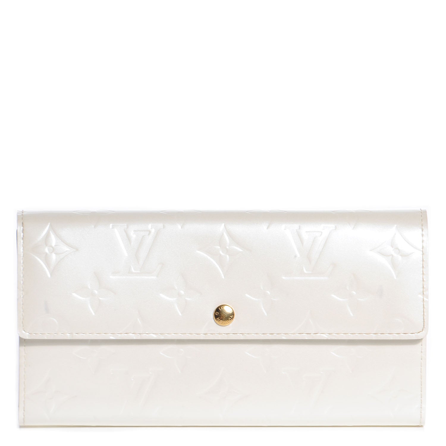 Louis Vuitton Vernis Sarah Wallet Perle 1 of 7