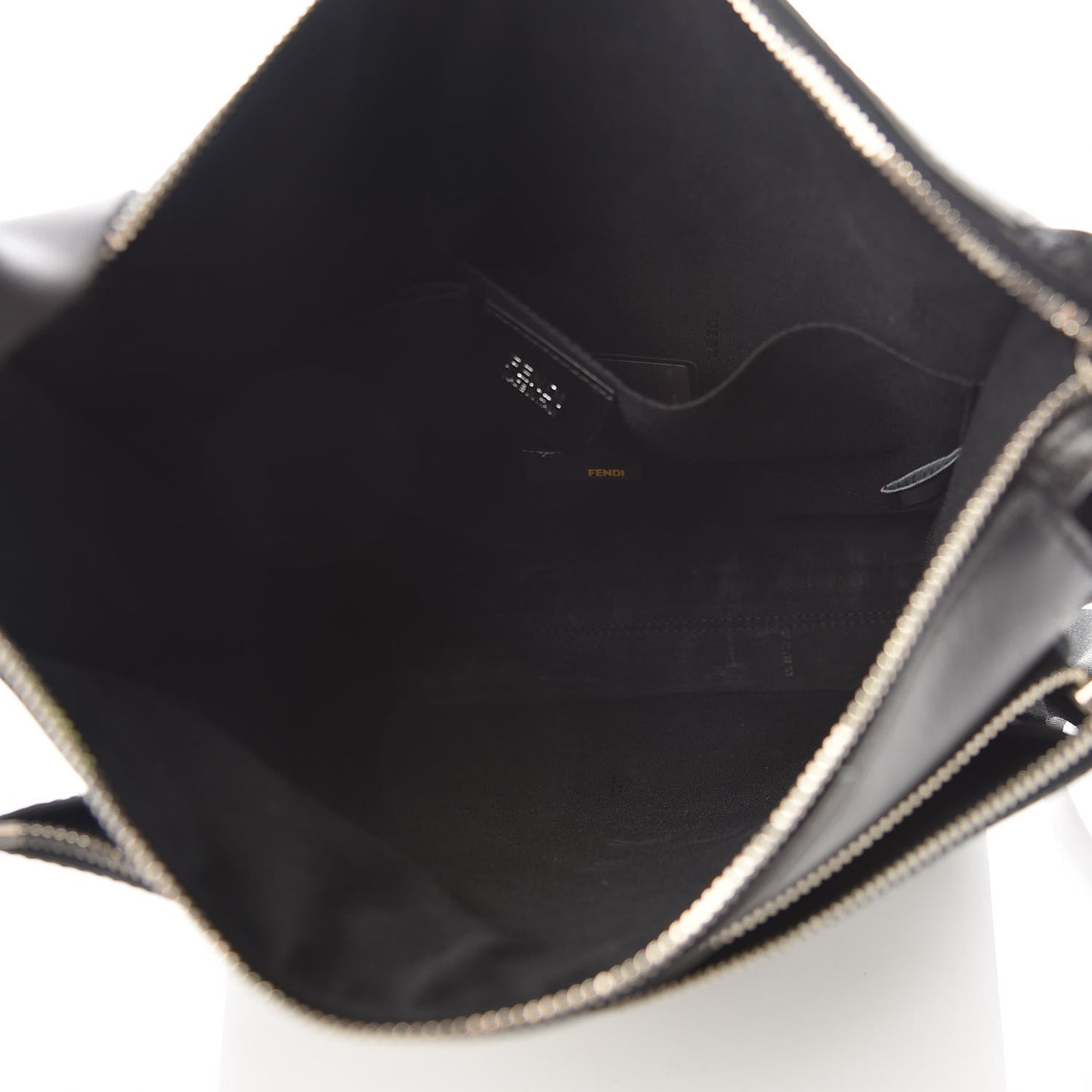 Vitello Elite Flamingo Messenger Bag Black