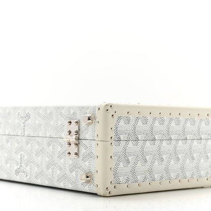 Goyard Goyardine Grand Hotel Trunk White 10 of 12