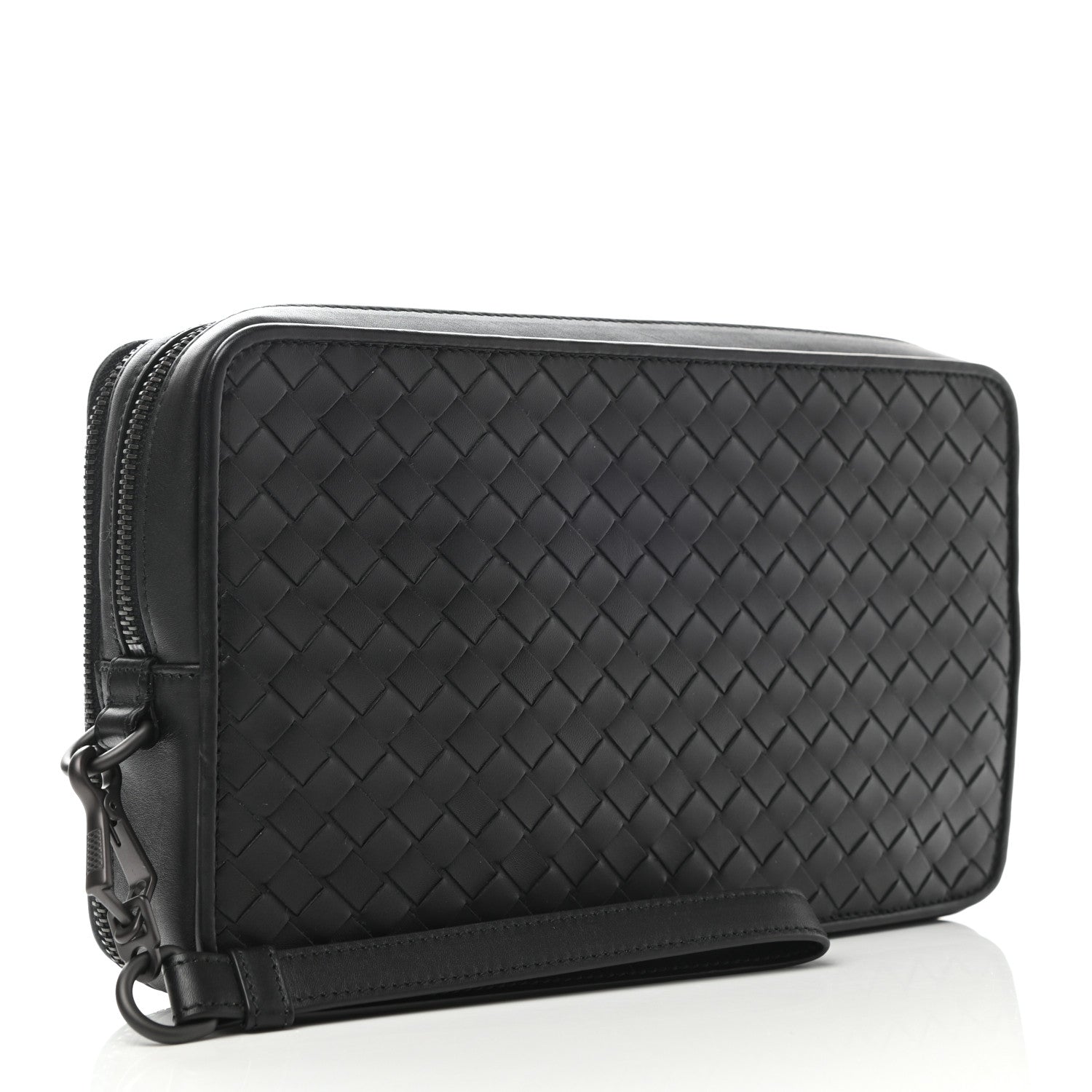 Bottega Veneta Nappa Intrecciato Organizer Wallet Black 3 of 9