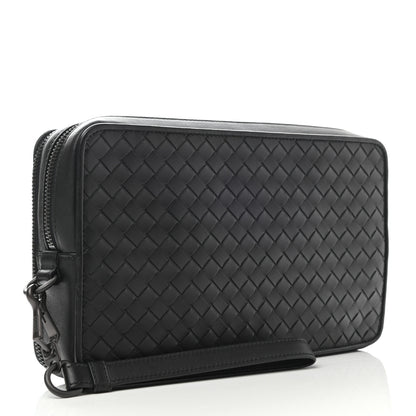 Bottega Veneta Nappa Intrecciato Organizer Wallet Black 3 of 9