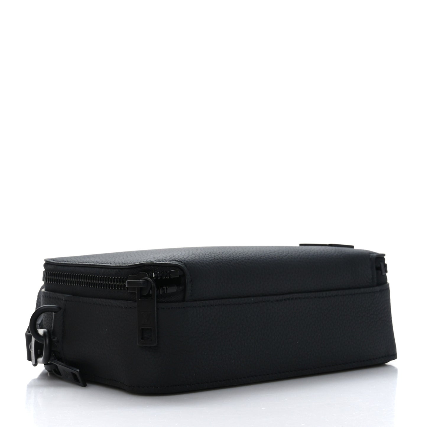 Calfskin Aerogram Alpha Wearable Wallet Black