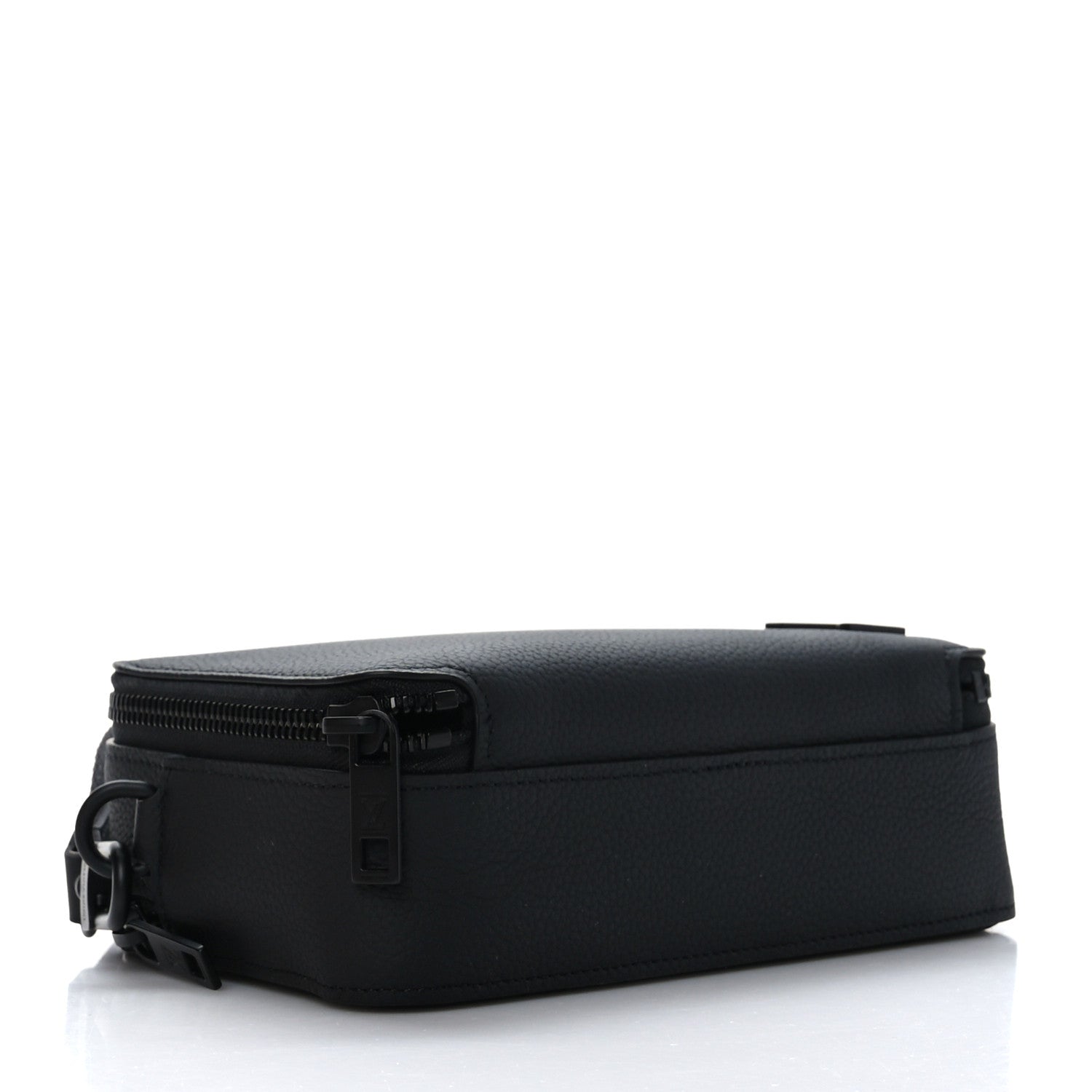 Louis Vuitton Calfskin Aerogram Alpha Wearable Wallet Black 4 of 9