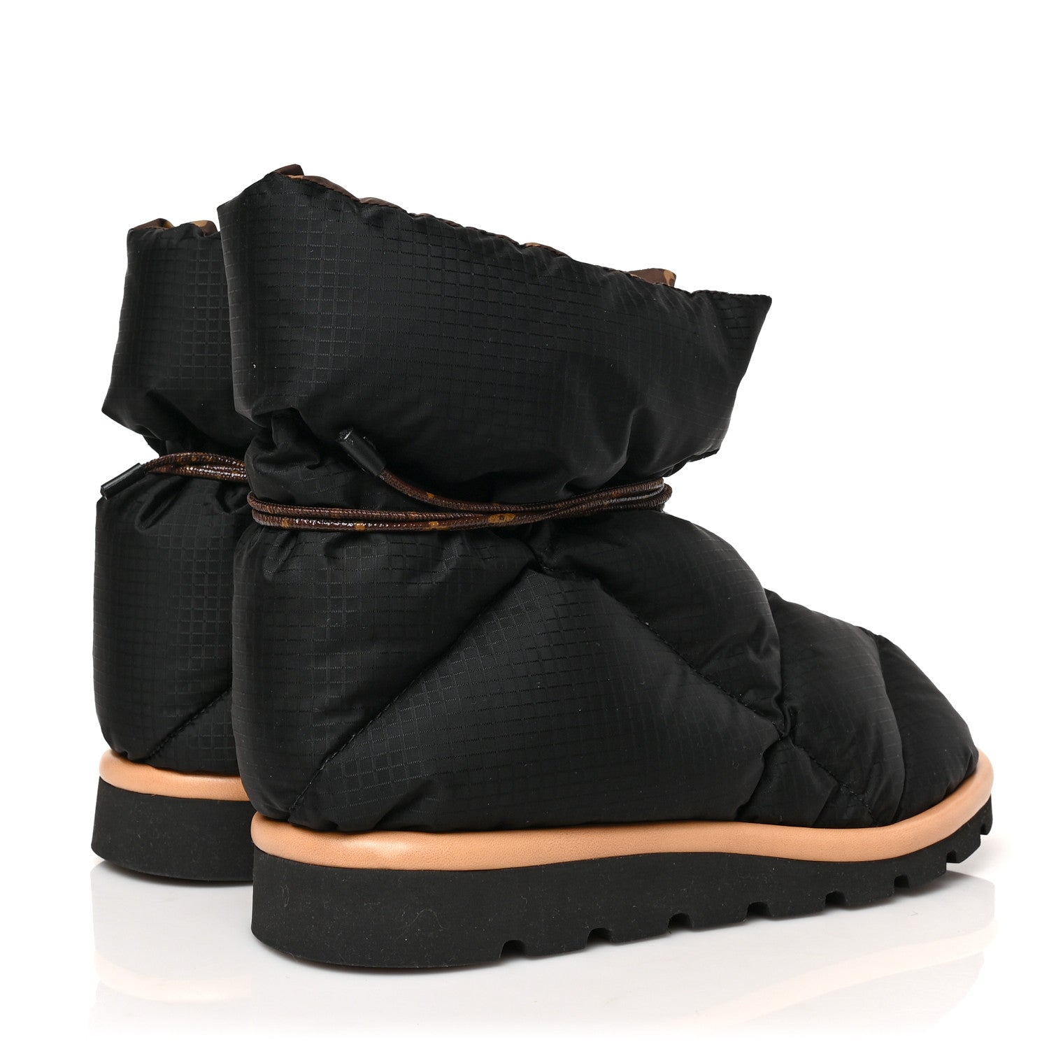 Louis Vuitton Nylon Monogram Pillow Comfort Ankle Boot 39 Black 4 of 6