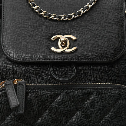 Chanel Caviar Quilted Business Affinity Backpack Black 8 of 10