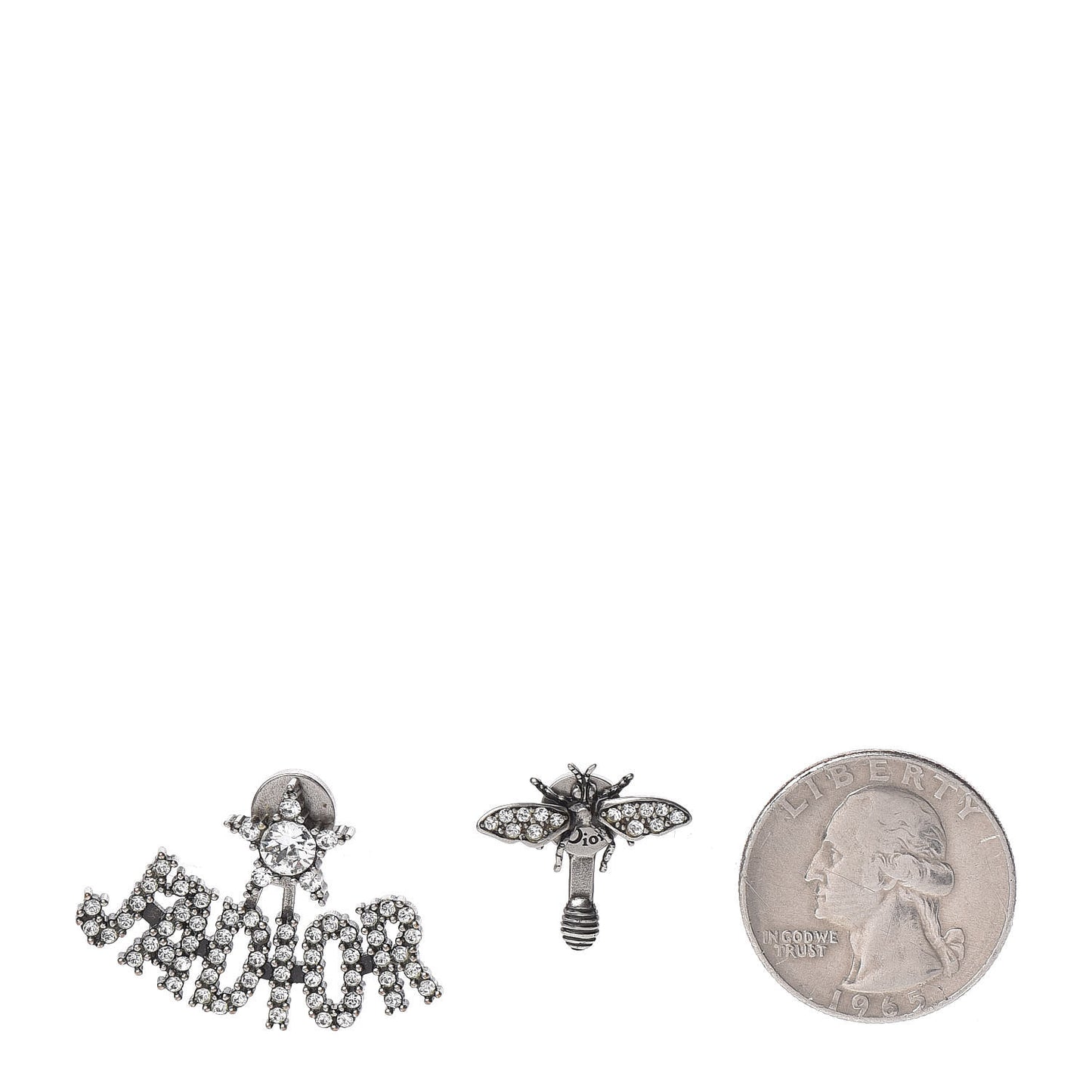 Palladium Crystal J'adior Earrings
