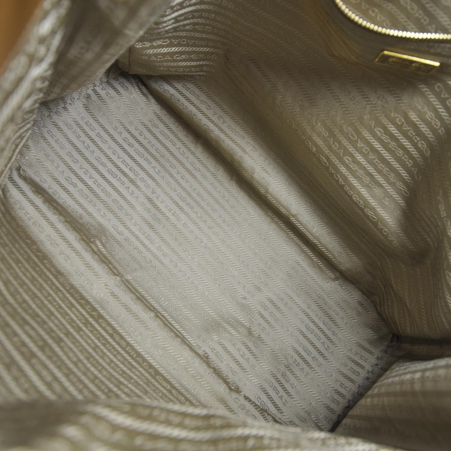 Prada Saffiano Lux Tote Caramel 7 of 9