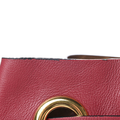 Burberry Calfskin Grommet Detail Backpack Crimson 10 of 10