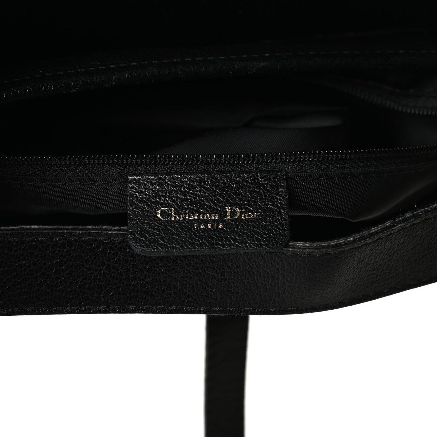 Calfskin Saddle Bag Black