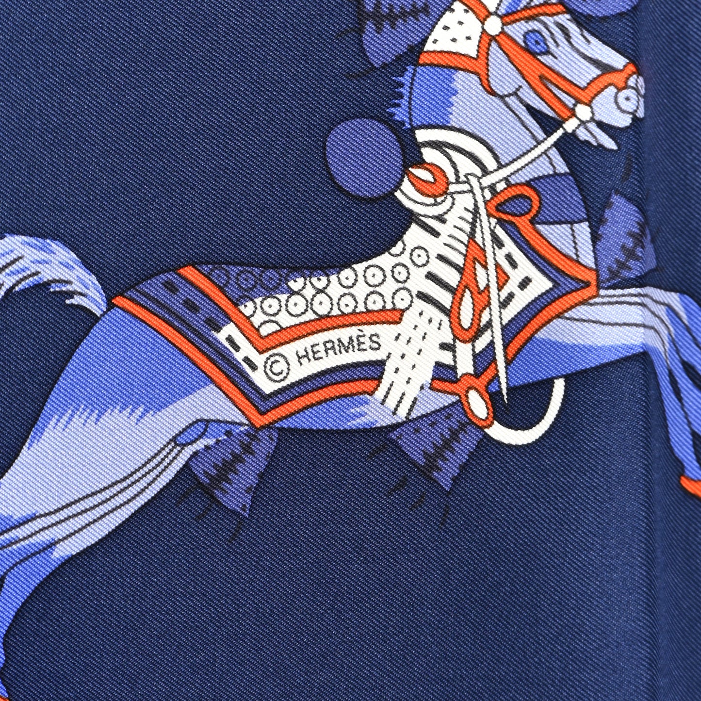 Silk Harnais Francais Premier Empire Scarf 90