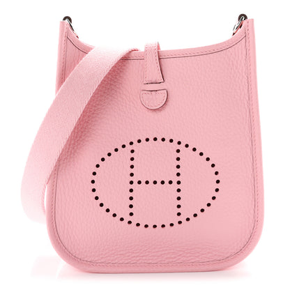 Hermes Taurillon Clemence Evelyne TPM Rose Sakura 1 of 11