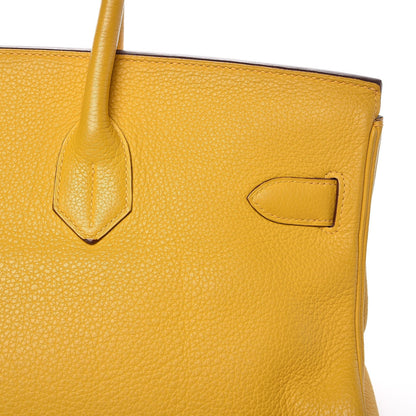 Hermes Taurillon Clemence JPG Shoulder Birkin II Soleil 31 of 39