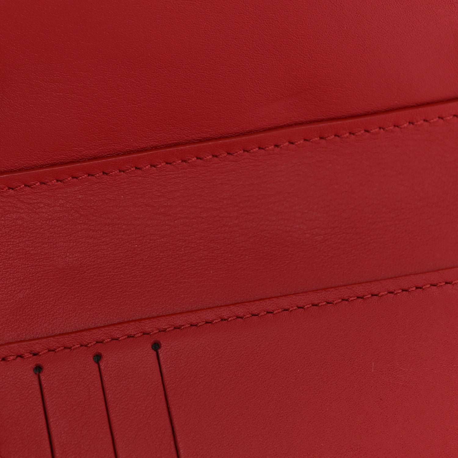Louis Vuitton Calfskin New Wave Compact Wallet Rouge 8 of 10