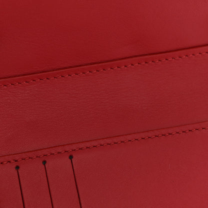 Louis Vuitton Calfskin New Wave Compact Wallet Rouge 8 of 10