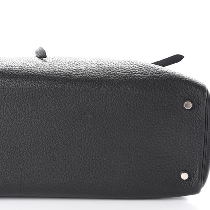 Hermes Taurillon Clemence Cabana Tote Black 13 of 13