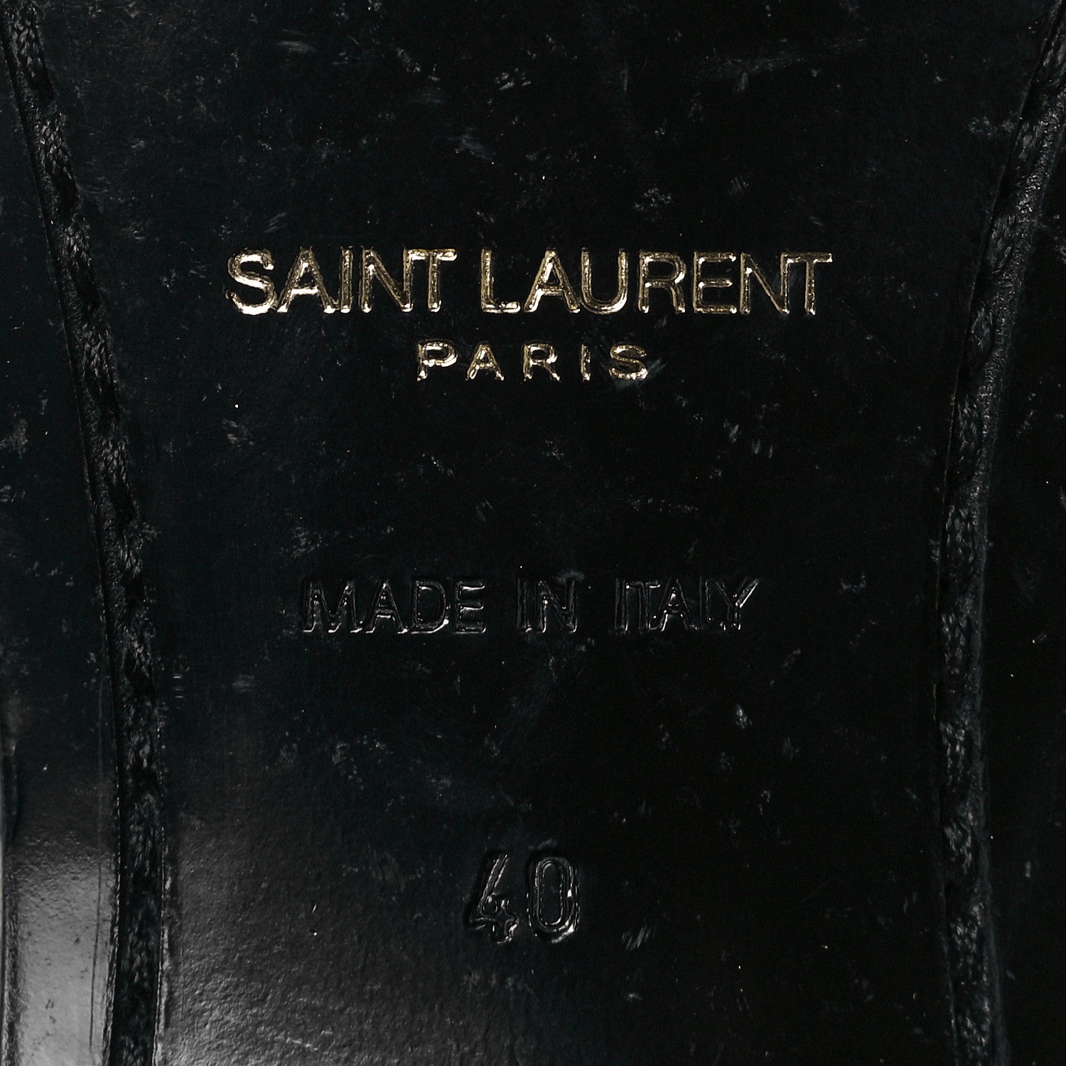 Saint Laurent Calfskin Finn 60 Ankle Boots 40 Black 7 of 11