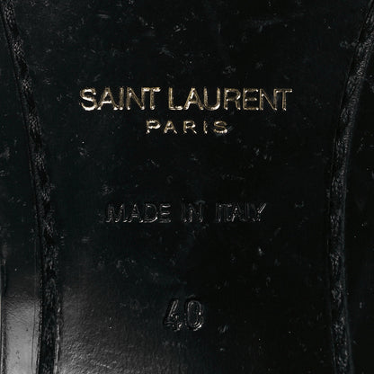 Saint Laurent Calfskin Finn 60 Ankle Boots 40 Black 7 of 11