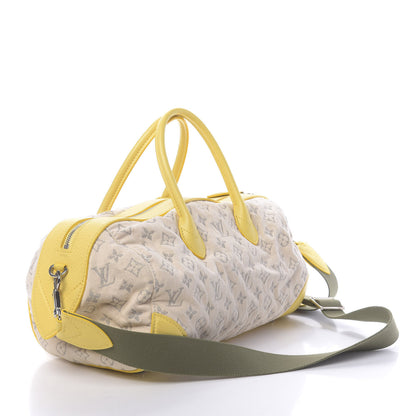 Louis Vuitton Monogram Denim Speedy Round Yellow 3 of 12