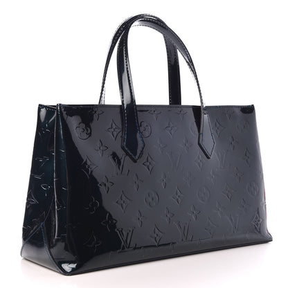 Louis Vuitton Vernis Wilshire PM Blue Nuit 4 of 7
