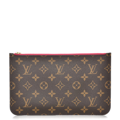 Louis Vuitton Monogram Neverfull MM GM Pochette Pivoine 2 of 16