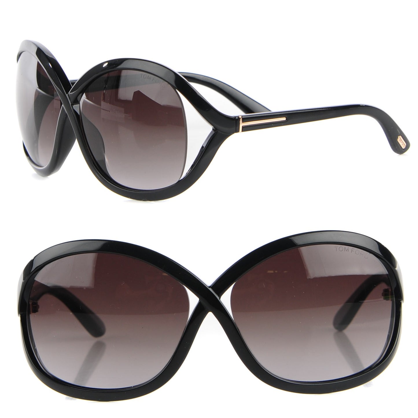 Sandra Crossover Sunglasses TF297 Black