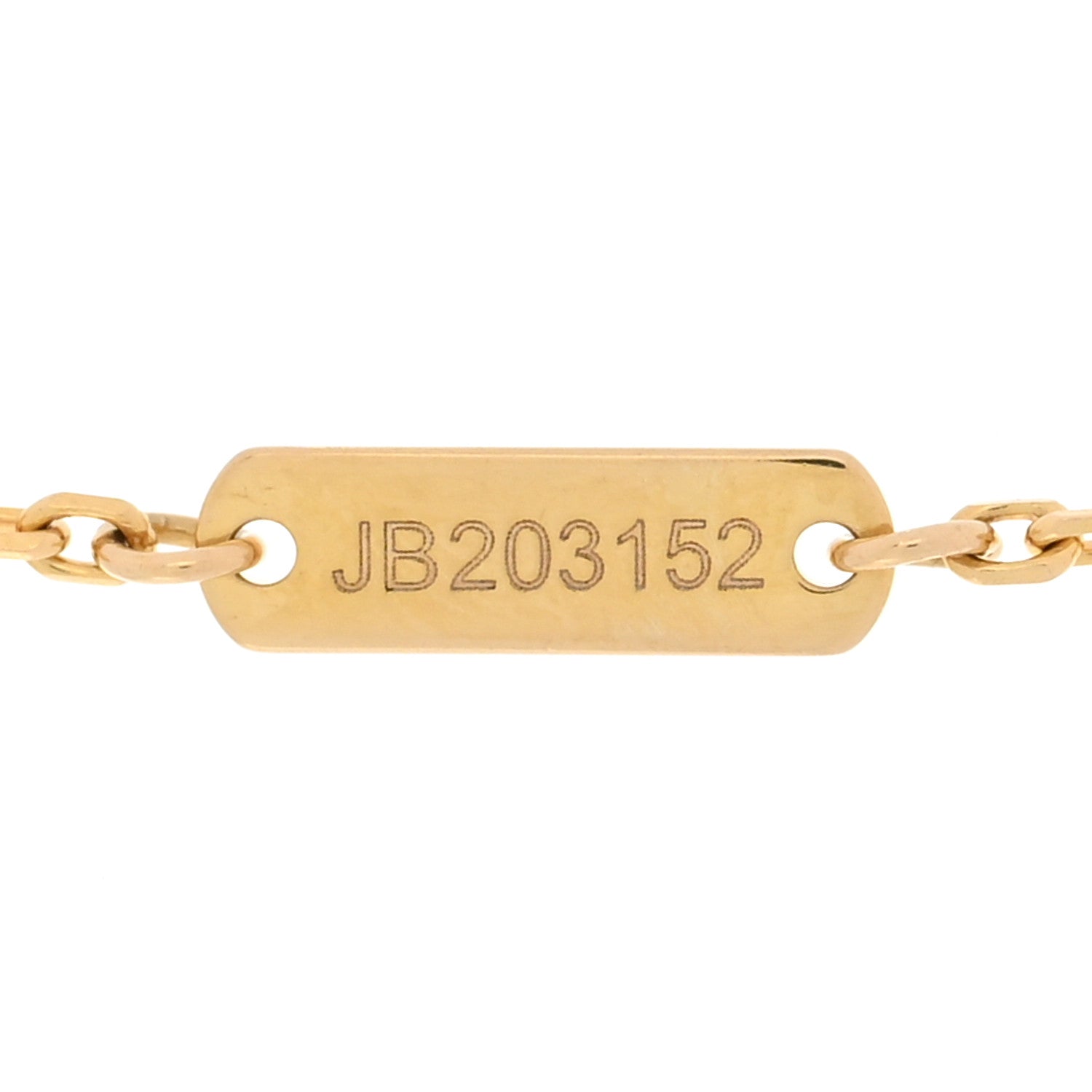 Van Cleef & Arpels 18K Yellow Gold Mother of Pearl Vintage Alhambra Pendant Necklace 6 of 7