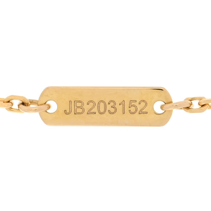 Van Cleef & Arpels 18K Yellow Gold Mother of Pearl Vintage Alhambra Pendant Necklace 6 of 7
