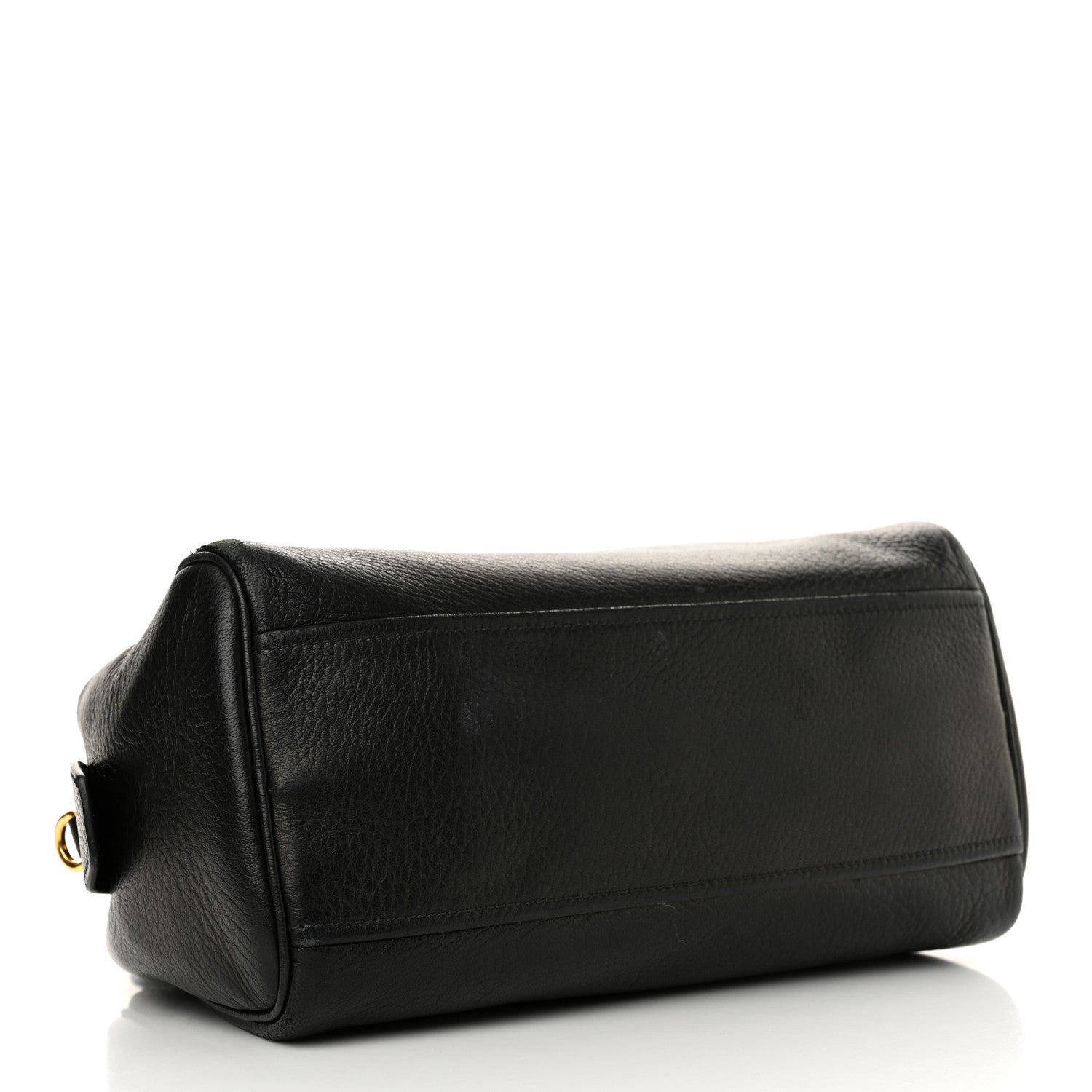 Prada Cervo Deerskin Tote Black 4 of 14