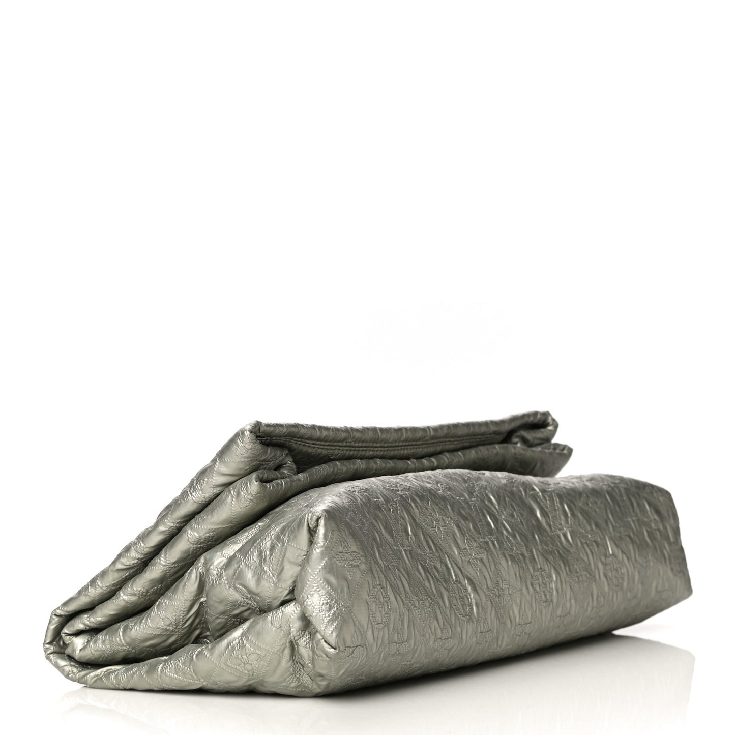 Jacquard Quilted Monogram Limelight Clutch GM Perle