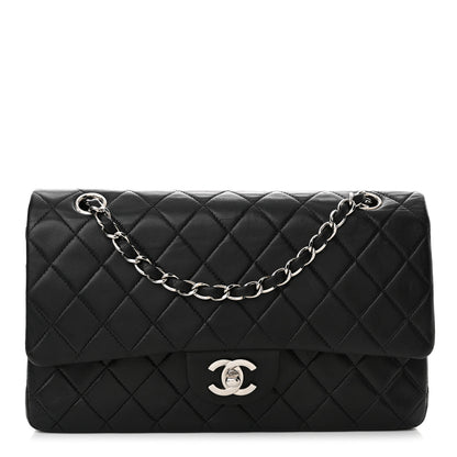 Chanel Lambskin Quilted Medium Double Flap Black 1 of 18